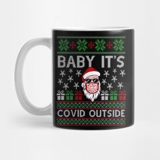 Baby It's COVID Outside 2020 Christmas Mug